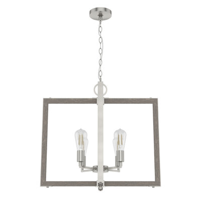 Woodburn 4 Light 24 Inch Pendant Ceiling Light Fixture
