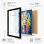 Colorful Giraffe Modern 1 Piece Single Picture Frame Wall Art-136693947-136693952