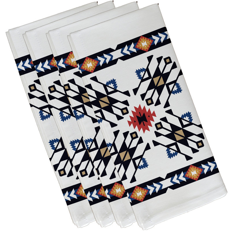 Ensemble de serviettes 4 pièces Alfreda, Bleu marine