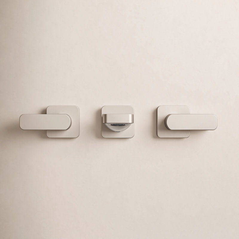 Parallel Wall Mount Bath Filler Trim, Vibrant Brushed Nickel