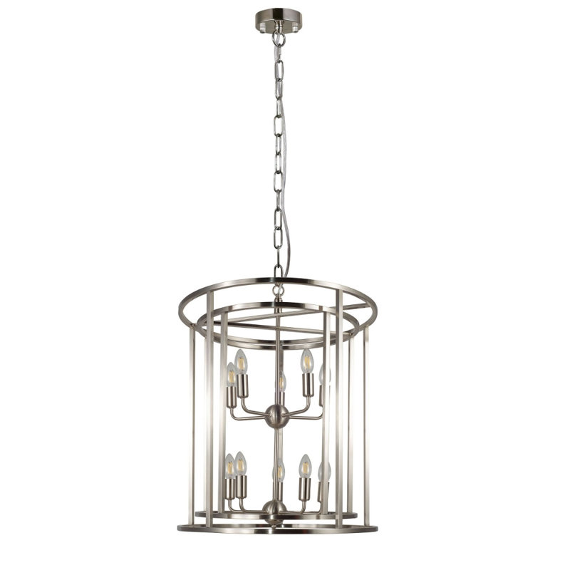 Afifa 10 - Light Single Pendant, Grey/Silver
