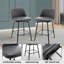 2 tabourets de comptoir pivotants Belcara, hauteur de l'assise 25,61 po, 2 pièces / ensemble
