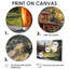 Parcours de golf vert avec chalet confortable IV - ensemble d'art mural de golf-107189165-107189167