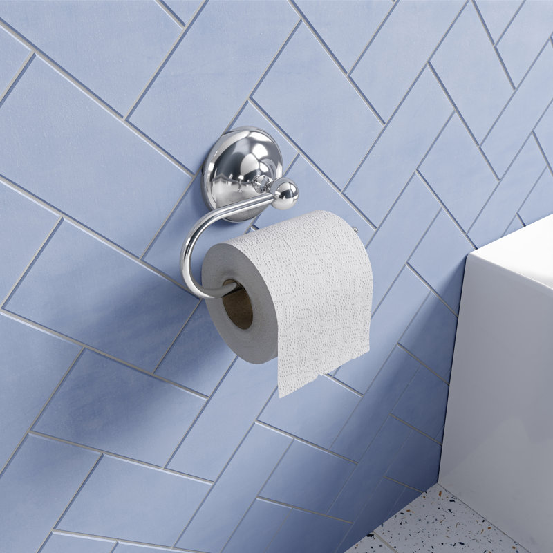Wall Mounted Toilet Paper Holder, Chrome