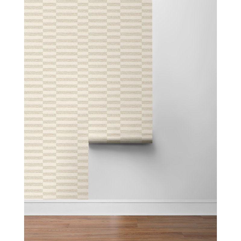Papier peint adhésif naturel Stacy Garcia Home, Tanné