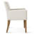 Kirjak 34" H Stain Resistant Linen Dining Armchair -1900402934