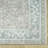 Aldora Harbor Teal Border Power-Loomed Cotton Area Rug-860857090