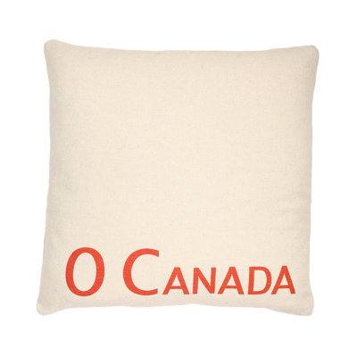 O Canada Square Pillow Cover
