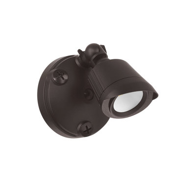 LED Single Flood Light in Black