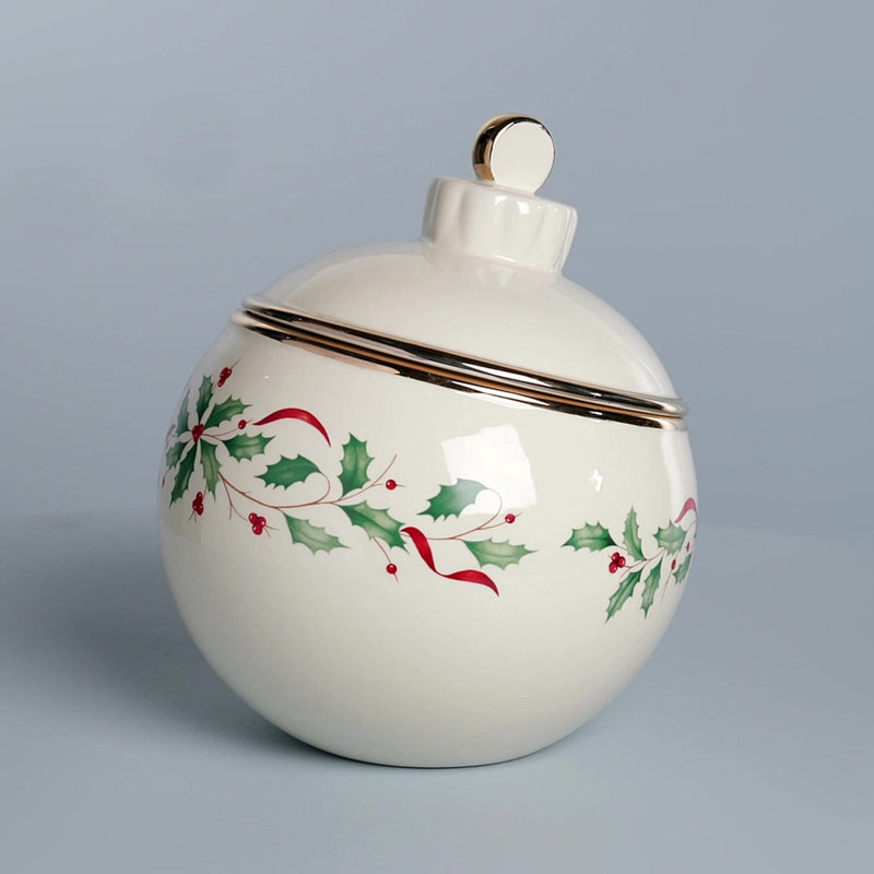 Holiday Ornament Cookie Jar