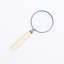 Vintage Style Magnifying Glass with Carved Resin Handle - White -996644185