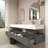 Alysa 71" Wall-Mounted Double Bathroom Vanity Set-71095532