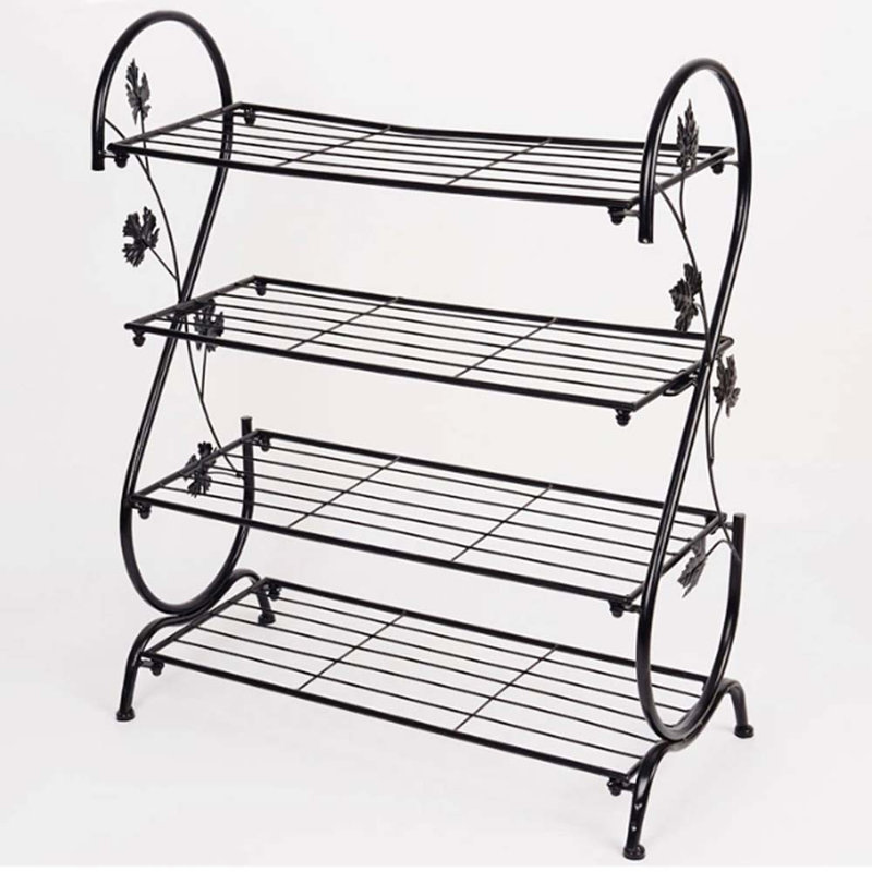 15 Pair Shoe Rack, Black