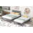 Platform Bed With Adjustable Trundle, Durable Pine Wood And MDF Construction For Enhanced Stability And Functionality