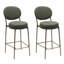 Upholstered Velvet Barstools(Set of 2)-217846981
