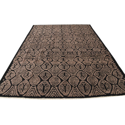 8x11 Pham Black Brown Rug