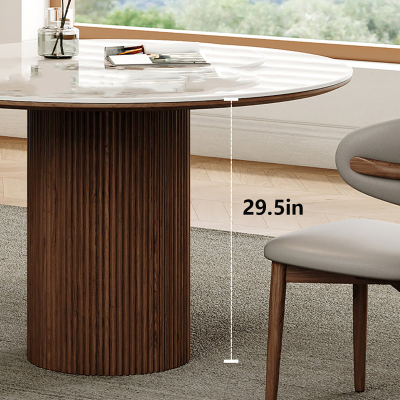 Table de salle à manger Modern, H 29,5 po x L 39,4 po x l 39,4 po