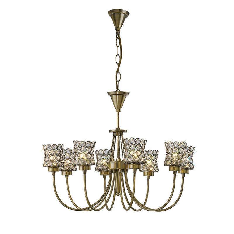8 - Light Shaded Chandelier