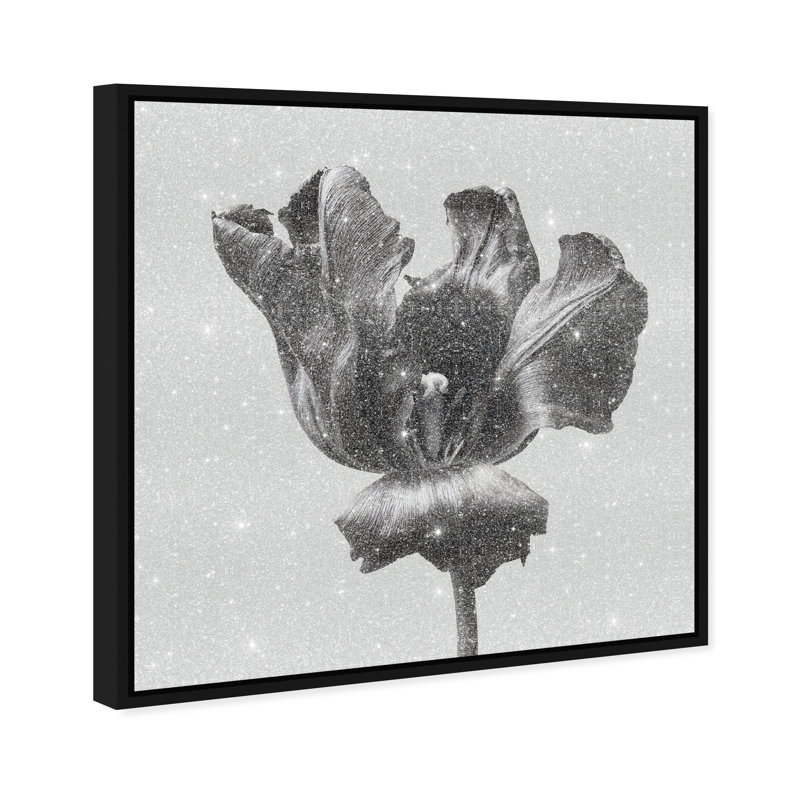 Tidal Wilt II Print by Oliver Gal, 17"H x 17"W, Black Floater Frame