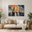 Art mural nautique gris nautique