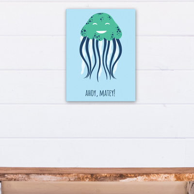 « ahoy matey jellyfish », art sur toile Jered