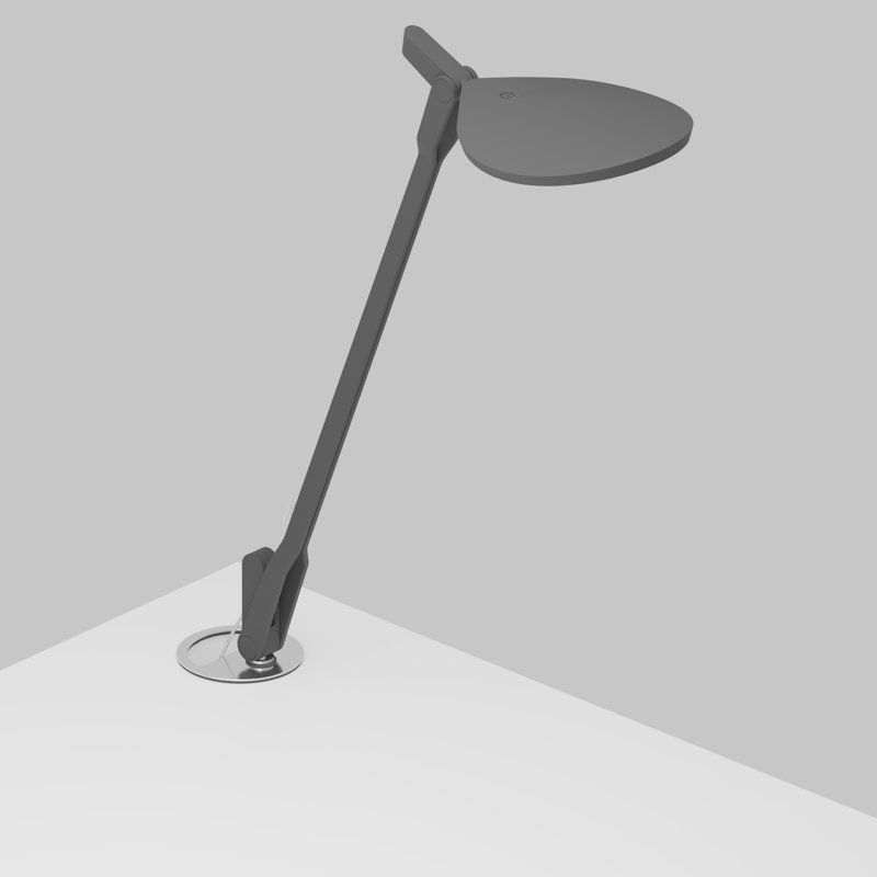 Splitty Metal USB Desk Lamp, Matte Grey