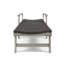 Chaise longue en bois et osier Hampton