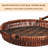 Handwoven Willow Round Ottoman Tray with Wooden Base and Handles, 20"-968469922