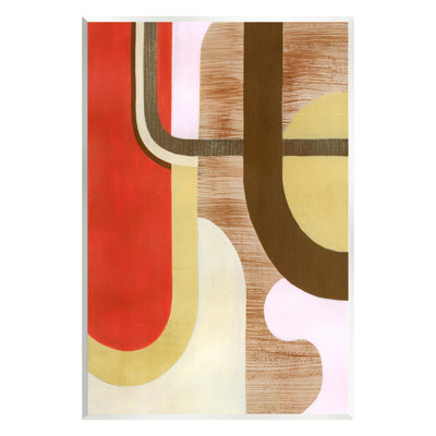 "Rustic Curved Shapes", art mural par Grace Popp