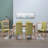 Dining Chairs Accent Upholstered Side Chair with Wood Frame Fabric-1390612865-1460339673