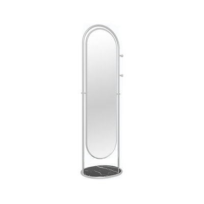 Light luxury full-length mirror, floor-standing rotating dressing full-length mirror