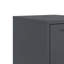 Preslei 36cm W Steel Bedside Table-1634564699-1642976645