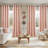 4Pcs Velvet Solid Color Metal Grommets Room Darkening Curtain Panels (Set of 4)-477720411-477720400