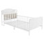Structure de lit plateforme simple en métal avec lumière, lit simple en métal pour enfants avec tête de lit tapissier et rangement-1424220018-1424220023