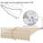 Yaheetech Fabric Beige Cover Retractable Patio Awning-94592229-66002068
