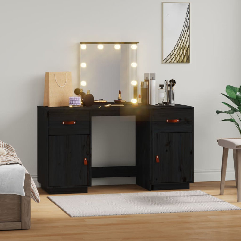 Kyera Dressing Table, Black