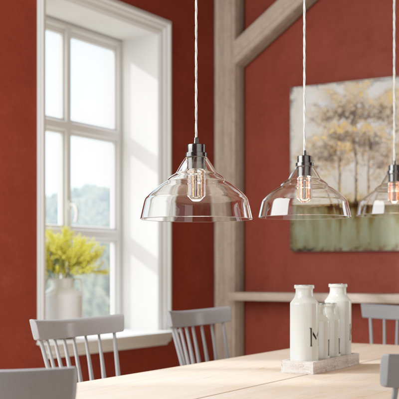 Luminaire suspendu en forme de dôme 1 lumière Gerome
