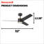Ventilateur de plafond 52 po noir mat et or brossé avec lumière DEL réglable Honeywell Altan-124267452-124267453
