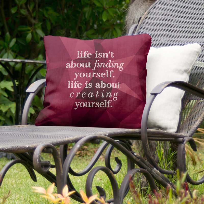 Coussin décoratif intérieur/extérieur vous permettant de créer vous-même, 16 po x 1 po, Spinelle