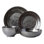 Pewter Stoneware 4 - Piece Place Setting