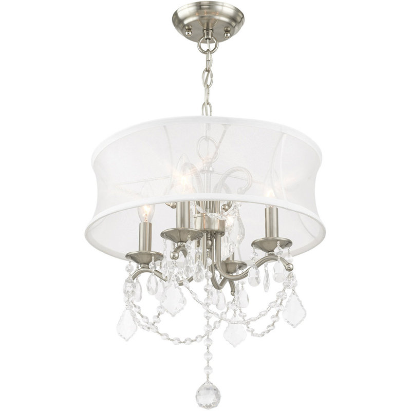 4 - Light Drum Chandelier