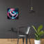  «Moon World 1» par Rey Klimt, art mural en verre acrylique, 24 po x 24 po