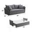 Canapé moderne, lit escamotable avec rangement-140493250