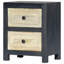 Mylah 40 cm W Bedside Table