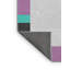 Tapis gris/vert/mauve à motifs-516482202