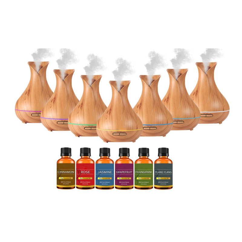 Alier Aromatherapy Diffuser, Light Brown