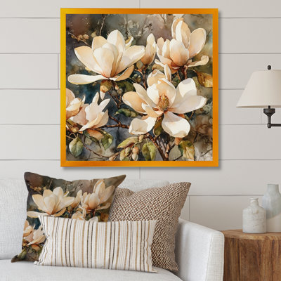 Cream Magnolia Symphony - Magnolias Wall Art