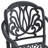 5-Piece Set Of Cast Aluminum Patio Furniture With Black Frame And Seat Cushions-1113747918