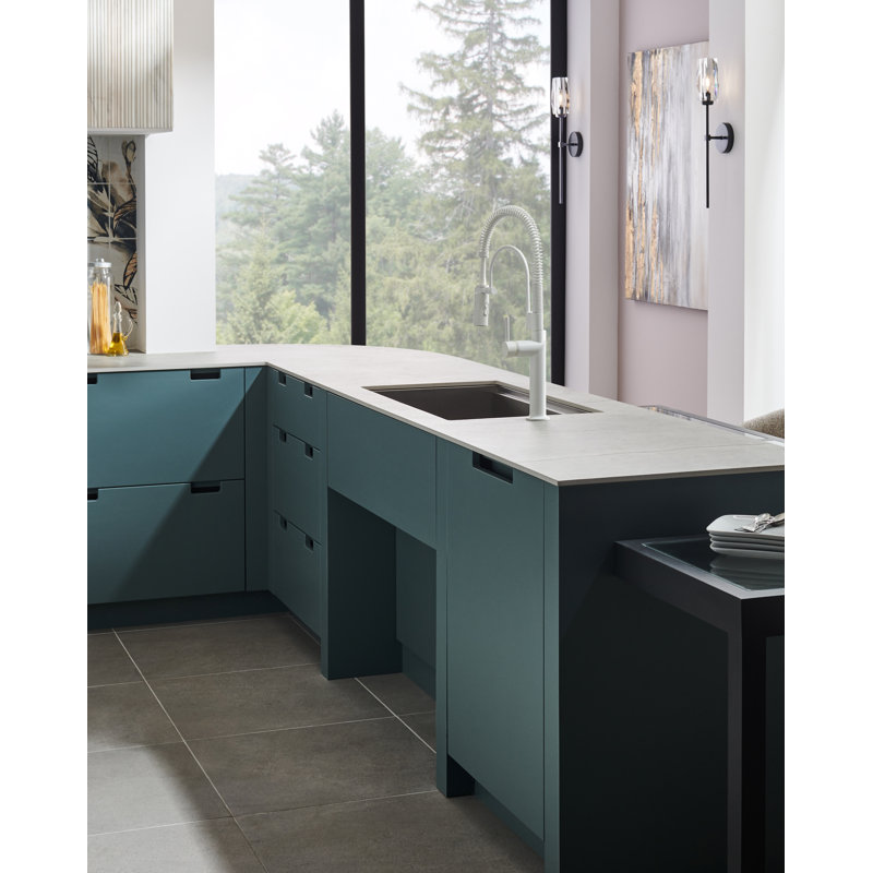 Ana 1-Light Wall Sconce w/ Faceted Heavy-Cut Diamond-Shaped Crystal Shade - Black Oxide