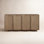 Solid Wood and Cane Sideboard